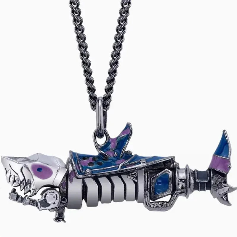 Jinx's Graffiti Shark Necklace