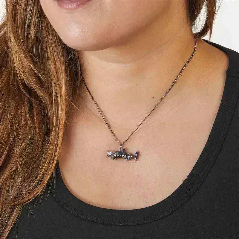 Jinx's Graffiti Shark Necklace