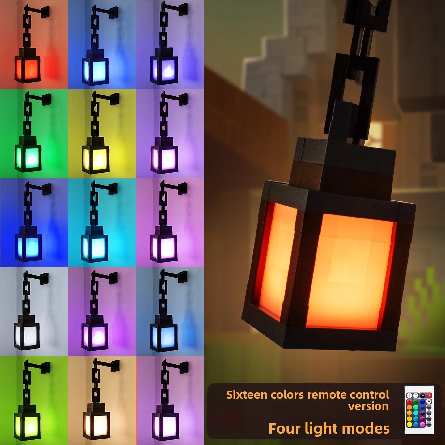 Pixel Glow Lantern for Cozy Nights